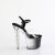 Pleaser BLISS-708-1BC Sandales à plateforme Transparent Noir EU-37 / US-7