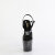 Pleaser BLISS-708-1BC Sandales à plateforme Transparent Noir EU-38 / US-8