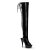 Pleaser Bottes cuissardes DELIGHT-3017 Noir EU-37/US-7