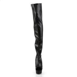 Pleaser Bottes cuissardes DELIGHT-3017 Noir EU-41/US-11