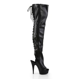 Pleaser Bottes cuissardes DELIGHT-3017 Noir EU-37/US-7