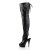 Pleaser Bottes cuissardes DELIGHT-3017 Noir EU-37/US-7