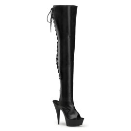 Pleaser Bottes cuissardes DELIGHT-3017 Noir EU-38/US-8