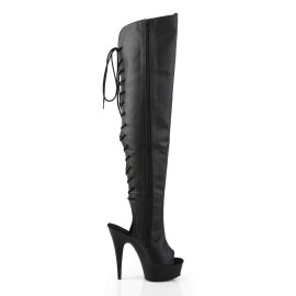 Pleaser Bottes cuissardes DELIGHT-3019 Noir EU-35/US-5