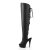 Pleaser Bottes cuissardes DELIGHT-3019 Noir EU-38/US-8