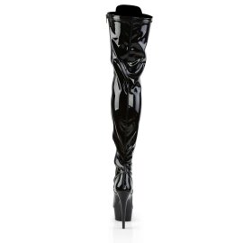 Pleaser Bottes cuissardes DELIGHT-3023 Noir EU-38/US-8