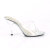 Fabulicious CARESS-401 Mules Transparent Argent EU-40 / US-10