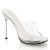 Fabulicious CHIC-01 Mules Transparent EU-40 / US-10