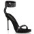 Fabulicious CHIC-40 Sandales Similicuir Noir EU-36 / US-6