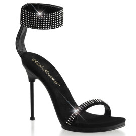 Fabulicious CHIC-40 Sandales Similicuir Noir EU-38 / US-8