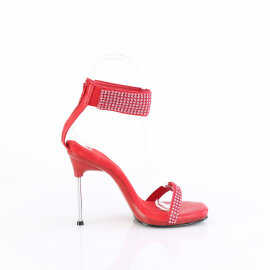 Fabulicious CHIC-40 Sandales Similicuir Strass Rouge EU-40 / US-10