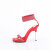 Fabulicious CHIC-40 Sandales Similicuir Strass Rouge EU-40 / US-10