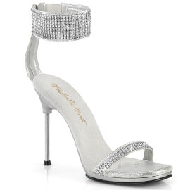 Fabulicious CHIC-40 Sandales Tissu Strass Argent EU-36 /...