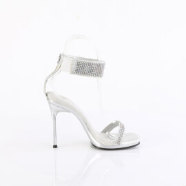 Fabulicious CHIC-40 Sandales Tissu Strass Argent EU-38 / US-8