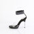 Fabulicious CHIC-42 Sandales Similicuir Transparent Strass Noir EU-37 / US-7