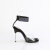 Fabulicious CHIC-42 Sandales Similicuir Transparent Strass Noir EU-37 / US-7