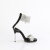 Fabulicious CHIC-47 Sandales Transparent Noir EU-36 / US-6