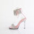 Fabulicious CHIC-47 Sandales Transparent Argent Rose pastel EU-39 / US-9