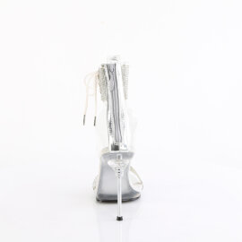 Fabulicious CHIC-47 Sandales Transparent Argent EU-39 / US-9