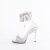 Fabulicious CHIC-47 Sandales Transparent Argent EU-39 / US-9