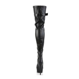Pleaser Bottes cuissardes DELIGHT-3025 Noir EU-39/US-9