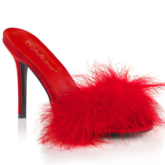 Fabulicious CLASSIQUE-01F Mules Similicuir Rouge EU-42 / US-12
