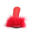 Fabulicious CLASSIQUE-01F Mules Similicuir Rouge EU-42 / US-12