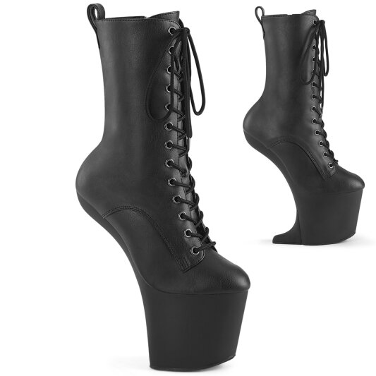 Pleaser CRAZE-1040 Bottines à plateforme Similicuir Noir EU-38 / US-8