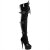 Pleaser Bottes cuissardes DELIGHT-3028 Noir EU-35/US-5