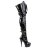 Pleaser Bottes cuissardes DELIGHT-3028 Noir EU-35/US-5