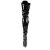 Pleaser Bottes cuissardes DELIGHT-3028 Noir EU-36/US-6