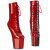 Pleaser CRAZE-1040TT Bottes genoux à plateforme Revêtement laqué Noir Rouge EU-36 / US-6