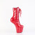 Pleaser CRAZE-1040TT Bottes genoux à plateforme Revêtement laqué Noir Rouge EU-36 / US-6