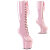 Pleaser CRAZE-2023 Bottes genoux à plateforme Revêtement laqué Rose EU-38 / US-8