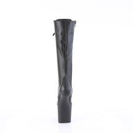 Pleaser CRAZE-2023 Bottes genoux à plateforme Similicuir Noir EU-38 / US-8