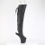 Pleaser CRAZE-3019 Cuissardes à plateforme Similicuir Noir EU-43 / US-13