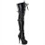 Pleaser Bottes cuissardes DELIGHT-3028 Noir EU-35/US-5