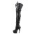 Pleaser Bottes cuissardes DELIGHT-3028 Noir EU-35/US-5