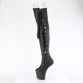 Pleaser CRAZE-3050 Cuissardes à plateforme Similicuir Noir EU-36 / US-6