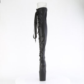 Pleaser CRAZE-3050 Cuissardes à plateforme Similicuir Noir EU-37 / US-7