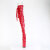 Pleaser CRAZE-3050 Cuissardes à plateforme Revêtement laqué Rouge EU-39 / US-9