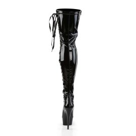 Pleaser Bottes cuissardes DELIGHT-3050 Noir EU-35/US-5