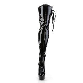 Pleaser Bottes cuissardes DELIGHT-3050 Noir EU-36/US-6