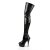 Pleaser Bottes cuissardes DELIGHT-3050 Noir EU-37/US-7