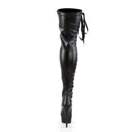 Pleaser Bottes cuissardes DELIGHT-3050 Noir EU-40/US-10