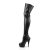 Pleaser Bottes cuissardes DELIGHT-3050 Noir EU-40/US-10