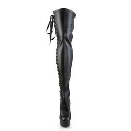 Pleaser Bottes cuissardes DELIGHT-3050 Noir EU-42/US-12
