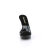 Fabulicious COCKTAIL-501 Mules à plateforme Transparent Noir EU-44 / US-14