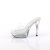 Fabulicious COCKTAIL-501 Mules à plateforme Transparent EU-36 / US-6