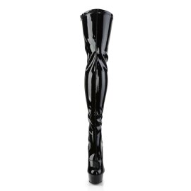 Pleaser Bottes cuissardes DELIGHT-3063 Noir EU-35/US-5